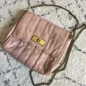 Mauve crossbody purse forever 21